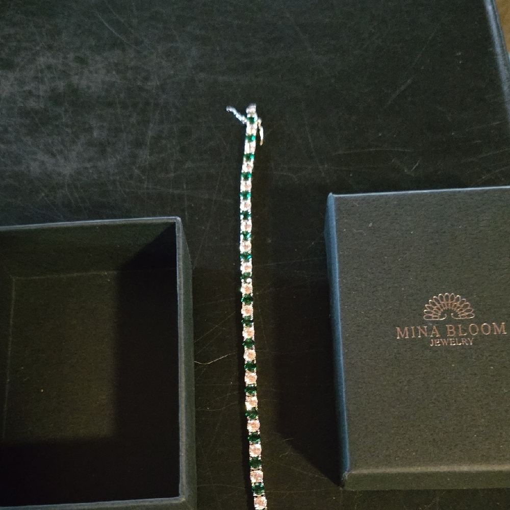 Green and Silver Bracelet